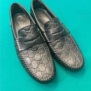 Gucci men’s loafers drivers leather